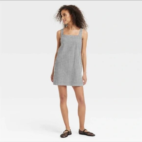 a new day Black and White Gingham Mini Dress - Picture 2 of 4